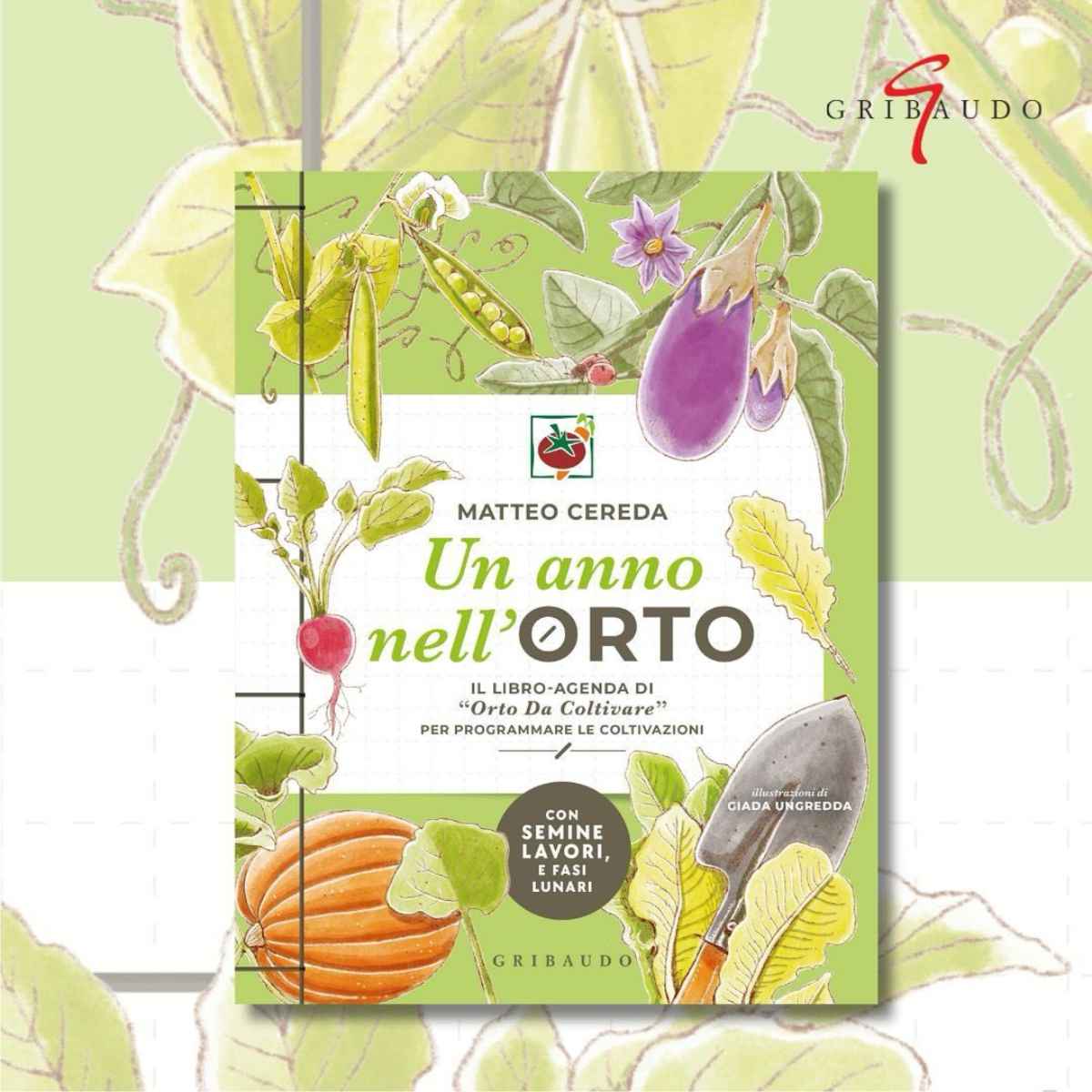 L'agenda ideale per chi coltiva un orto 1 copertina del libro agenda un anno nell'orto